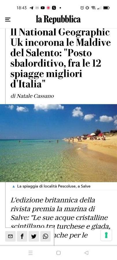 Casa Vacanze Maldive del Salento Torre Pali Esterno foto